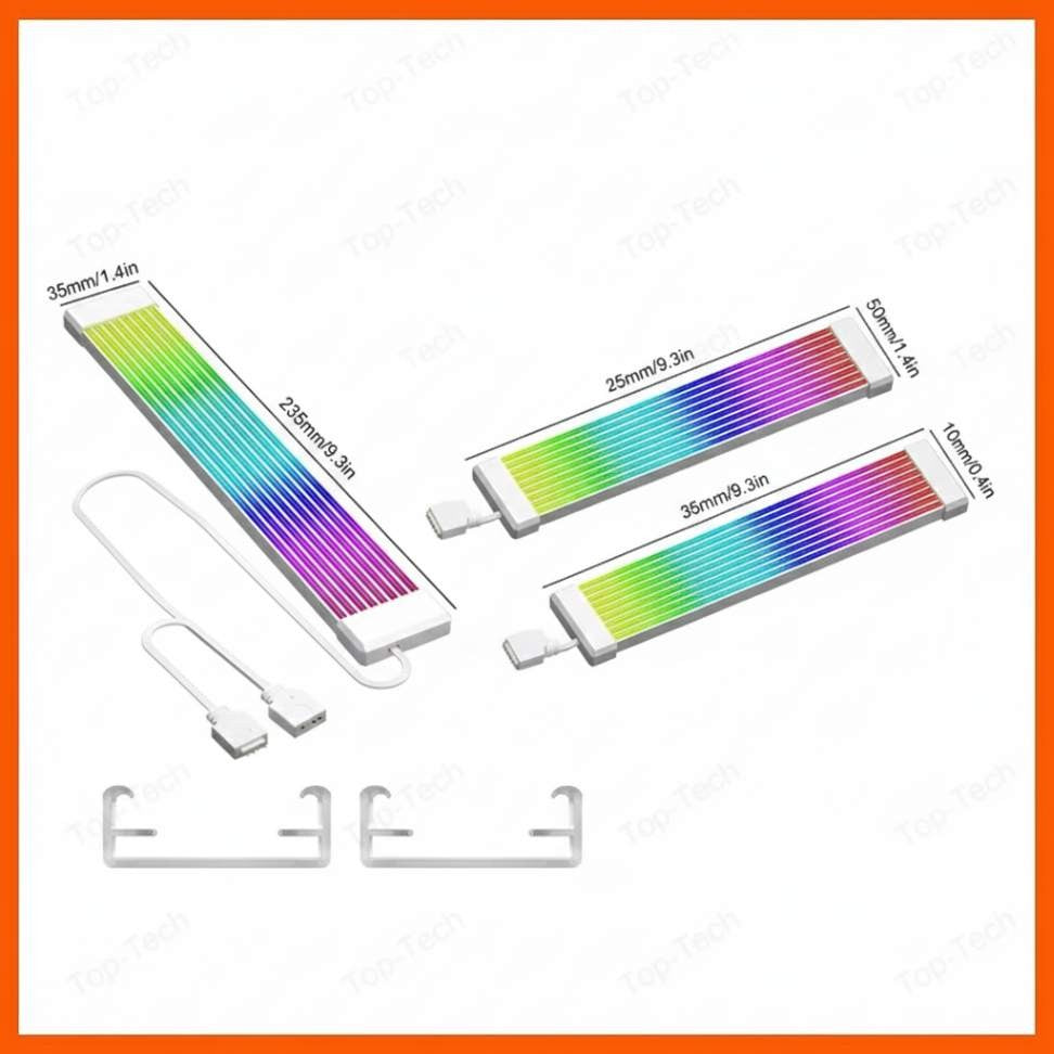 Cabo Extensor com LED RGB para Fonte