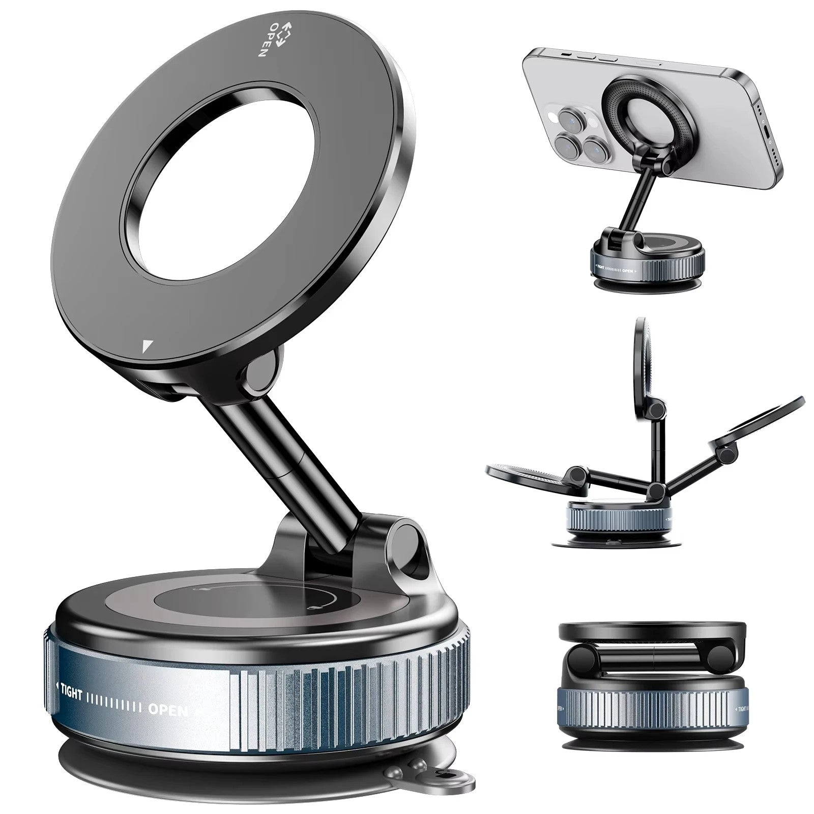 Suporte de Celular 360º com Ventosa de Alta Fixação
