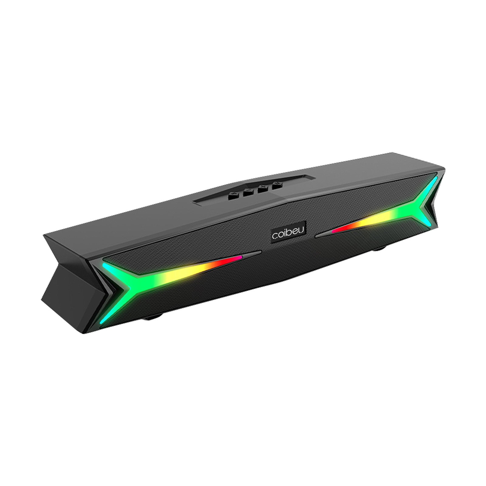 Caixa de Som Portátil COIBEU com Iluminação LED RGB