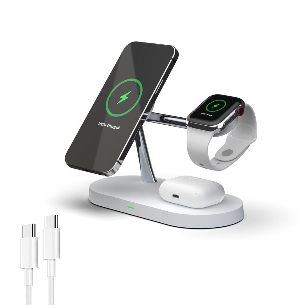 Estação de Carregamento Magnética 3 em 1 para Apple
