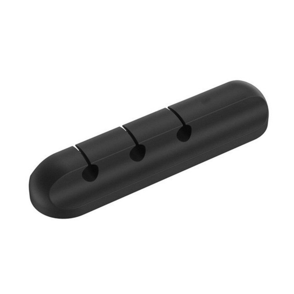 Organizador de Cabos de Silicone com Fixação Adesiva