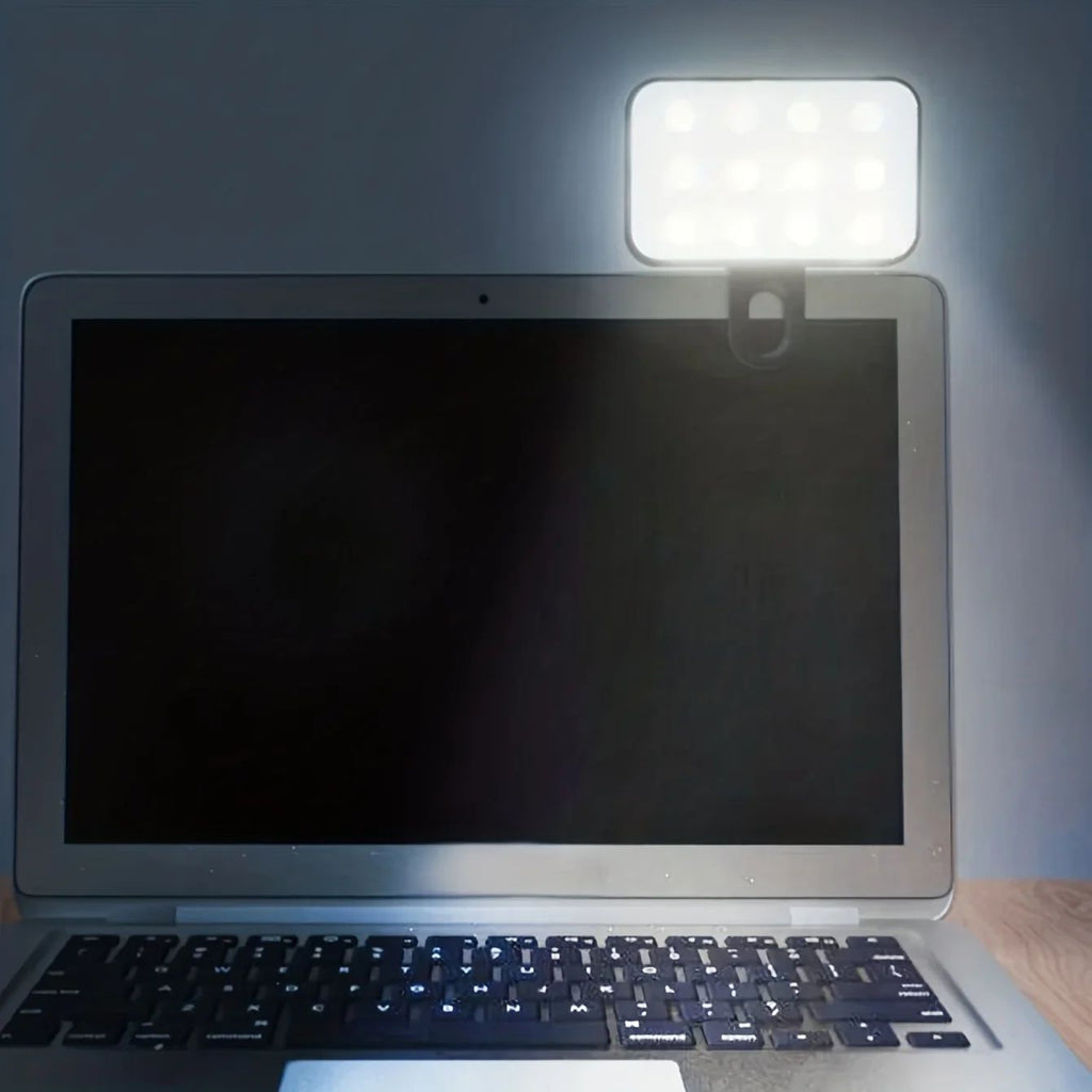 Mini Ring Light de Clip para Celular Luz de Selfie com 3 Modos