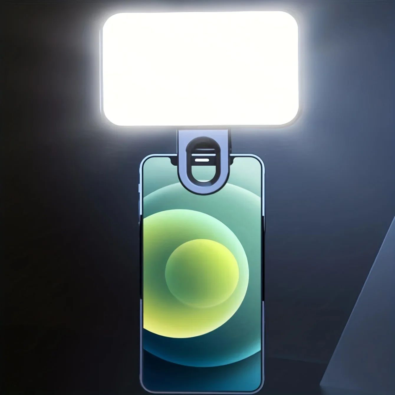 Mini Ring Light de Clip para Celular Luz de Selfie com 3 Modos