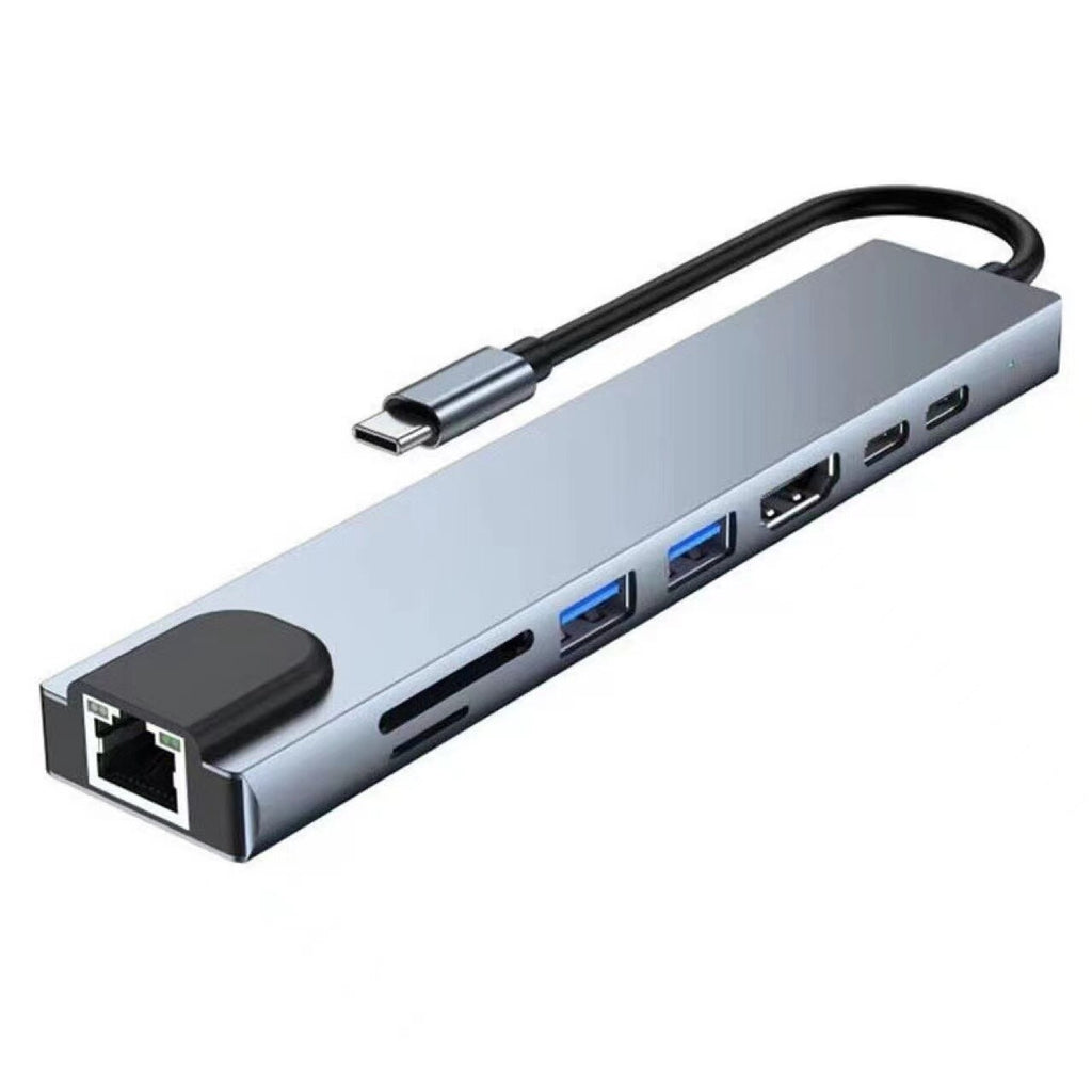 Adaptador Hub USB-C 8 em 1