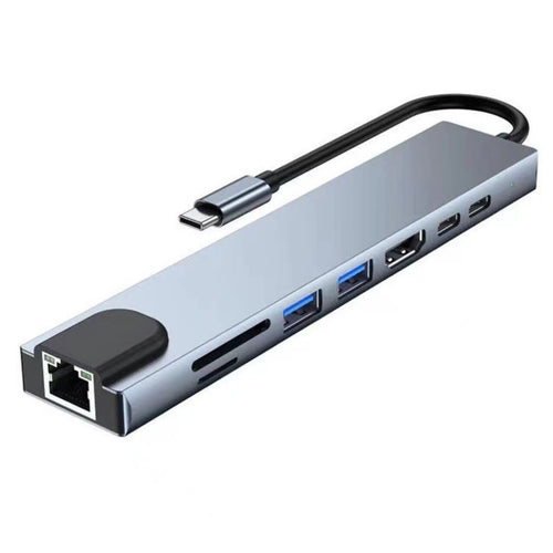 Adaptador Hub USB-C 8 em 1