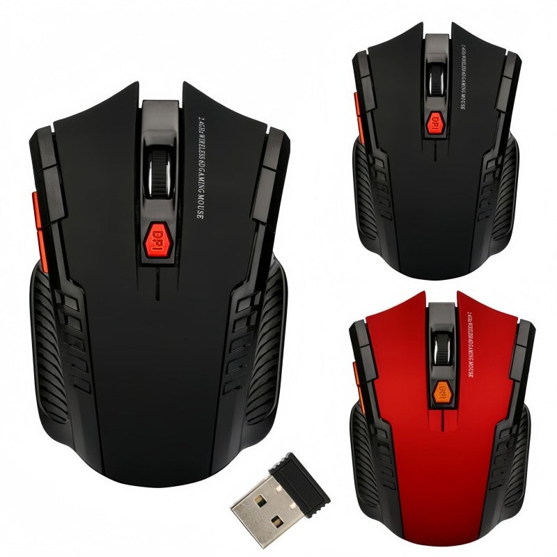 Mouse Sem Fio 2.4GHz com 6 Botões Ergonômico